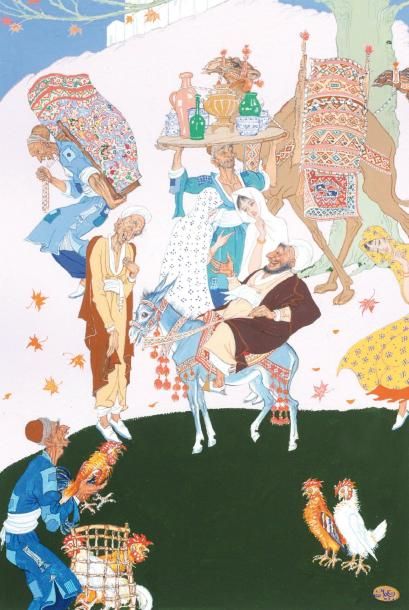 MAK, Paul (1891-1967)
Village Perse Gouache...