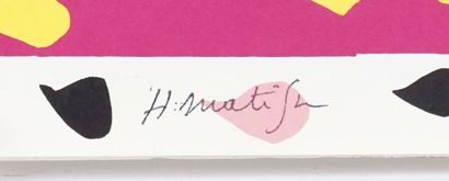 MATISSE, Henri (1869-1954)

Untitled

Lithograph

Signed...