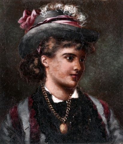 ÉCOLE EUROPÉENNE XIXe

Portrait of a lady...