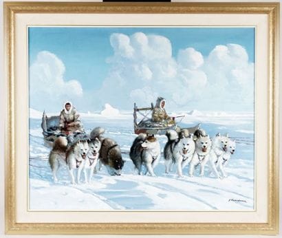 FERNANDEZ, Amneris (1950-)

Dog Sled Ride

Oil...