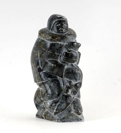 ADAMIE (active 20th c.)

The Hunter

Soapstone...