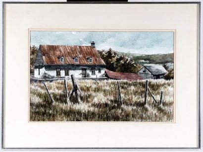 VOGEL, Jean-Philippe (1953-)

Country House

Watercolour

Signed...