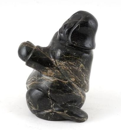 SHAQU, Mannumi (1917-2000)

Kneeling Woman

Soapstone...