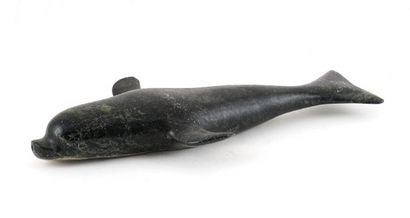 INUIT SCHOOL (20th c.)

Narwal

Soapstone...