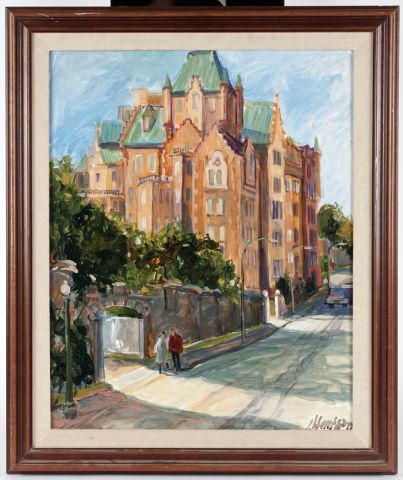HARRISON, Ingrid (1935-)

Urban Scene

Oil...