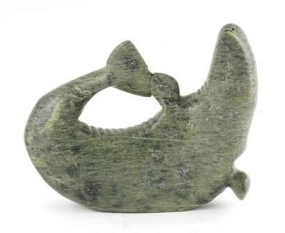 INUIT SCHOOL (20th c.)

Narwal

Soapstone...