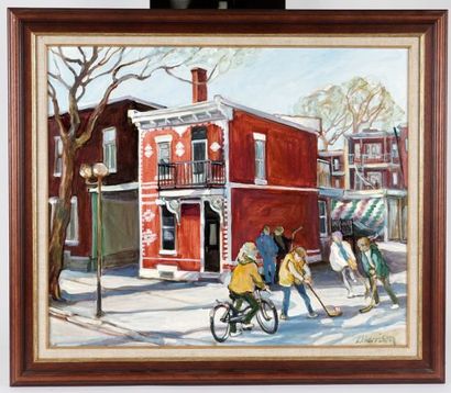 HARRISON, Ingrid (1935-)

Hockey Game in...