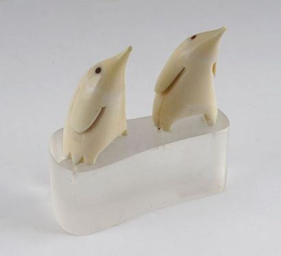 INUIT SCHOOL (20th c.)

Seals

Soapstone...