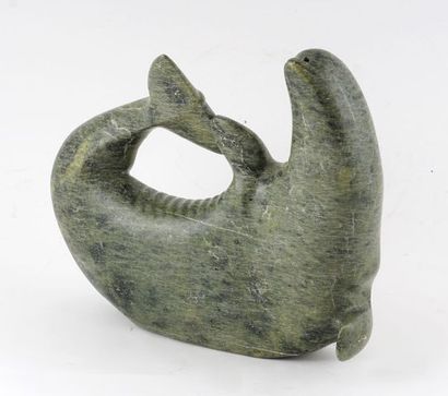 INUIT SCHOOL (20th c.)

Narwal

Soapstone...