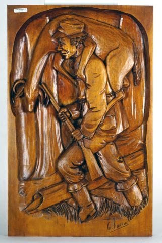 BOURGAULT, Gilles (1937-)

Hunter

Low relief...
