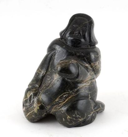 SHAQU, Mannumi (1917-2000)

Kneeling Woman

Soapstone...