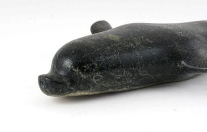INUIT SCHOOL (20th c.)

Narwal

Soapstone...