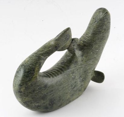 INUIT SCHOOL (20th c.)

Narwal

Soapstone...