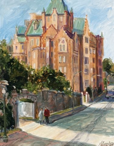 HARRISON, Ingrid (1935-)

Urban Scene

Oil...
