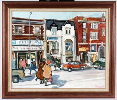 HARRISON, Ingrid (1935-)

Winter in Montreal

Oil...