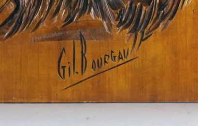 BOURGAULT, Gilles (1937-)

Hunter

Low relief...