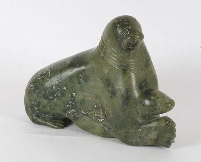 INUIT SCHOOL (20th c.)

Mother Seal and her...