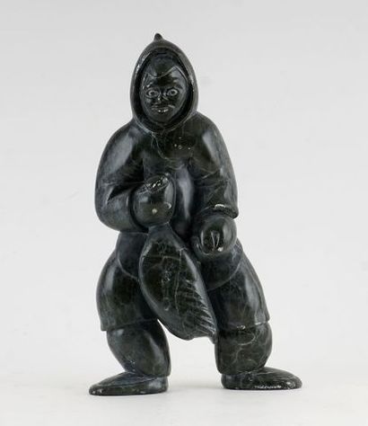 INUIT SCHOOL (20th c.)

The Hunter

Soapstone...