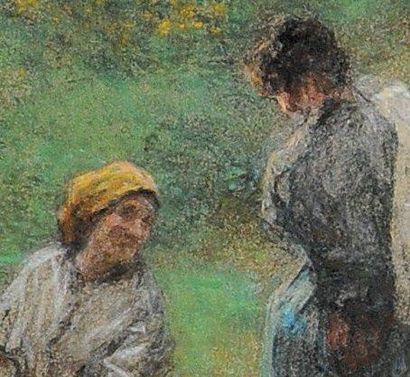 LHERMITTE, Léon Augustin (1844-1925)
« Potins...