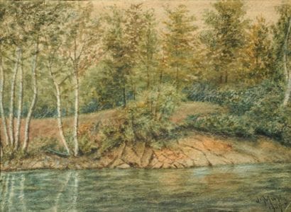 MURPHY, John Francis (1853-1921)
Arbres au...