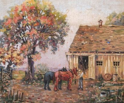 HALLEY, John Francis (1895-1970)
Chevaux...