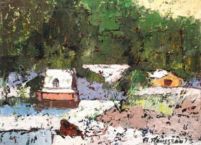 ROUSSEAU, Albert (1908-1982)
Paysage de charlevoix...