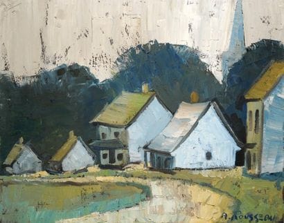 ROUSSEAU, Albert (1908-1982)
Maisons Huile...