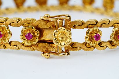 OR 18K RUBIS / 18K GOLD RUBIES

Bracelet...