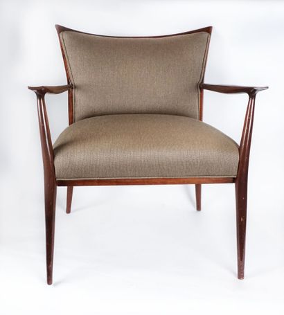 PAUL McCOBB (1917 - 1969) Fauteuil moderniste...