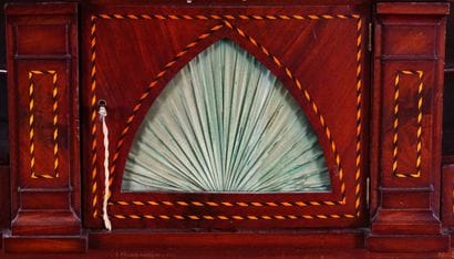 Rare bureau cylindre d'époque Charles X en...