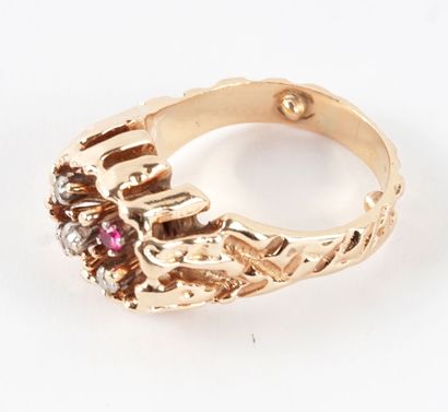 14K GOLD DIAMONDS RUBIES

14K yellow gold...