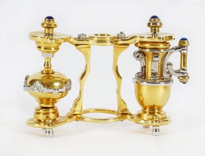 SWED MASTERS WORKSHOP - Menorah à huit branches,...