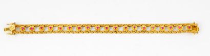 OR 18K RUBIS / 18K GOLD RUBIES

Bracelet...