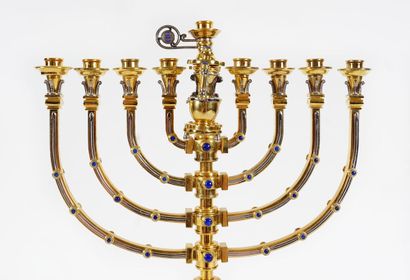 SWED MASTERS WORKSHOP - Menorah à huit branches,...