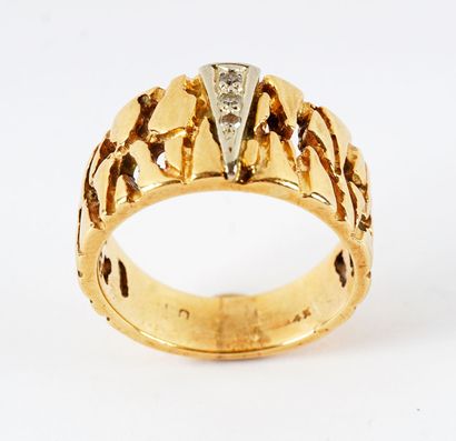 OR 14K DIAMANTS / 14K DIAMONDS

Jonc dame...
