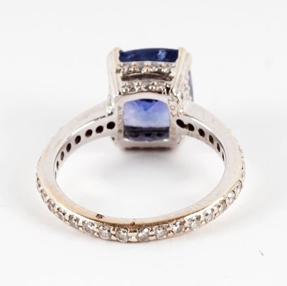 OR 18K SAPHIR 5.0 CT DIAMANTS / 18K GOLD...