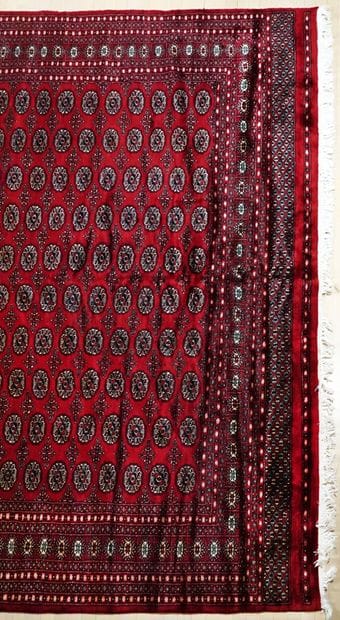Tapis Boukara aux motifs circulaires sur...