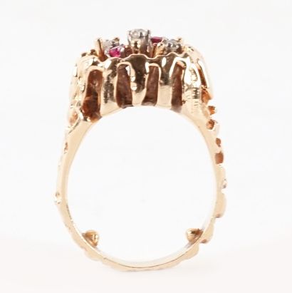 14K GOLD DIAMONDS RUBIES

14K yellow gold...