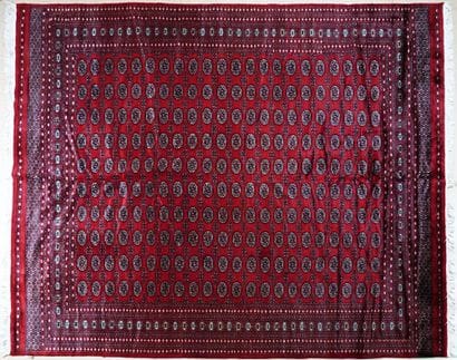 Tapis Boukara aux motifs circulaires sur...