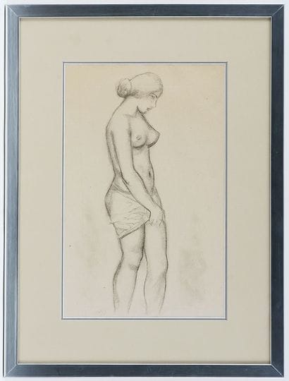 MAILLOL, Aristide (1861-1944)

Nu debout

Fusain

Signé...
