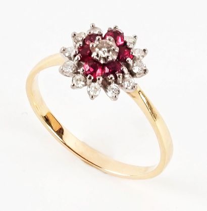 18K GOLD DIAMONDS RUBIES

18K yellow gold...