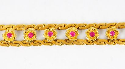 OR 18K RUBIS / 18K GOLD RUBIES

Bracelet...