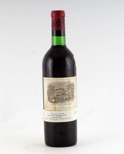 Château Lafite Rothschild 1967 - 1 boute...