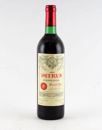 Pétrus 1981

Pomerol Appellation Contrôlée

Niveau...