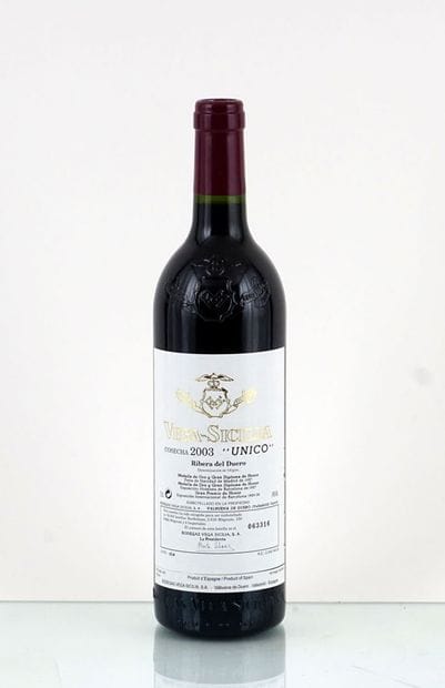Vega Sicilio Unico 2003 - 1 bouteille