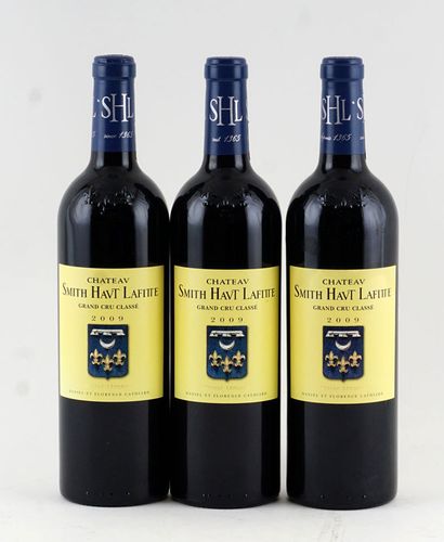 Château Smith Haut Lafitte 2009 - 3 bout...