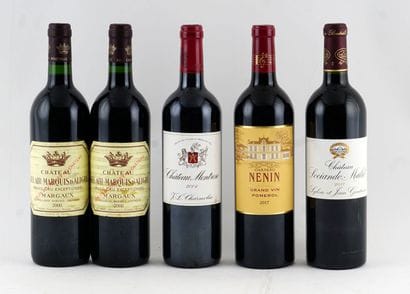 Sélection de Vins de Bordeaux - 5 boutei...