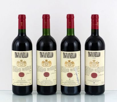 Tignanello 1995, 1996, 1997 1999 - 4 bou...