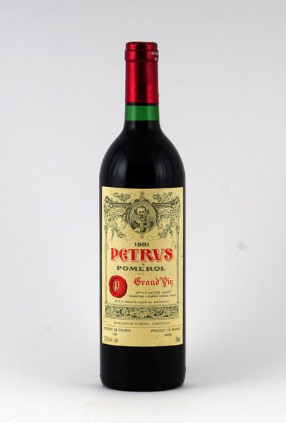 Pétrus 1981
Pomerol Appellation Contrôlée
Niveau...