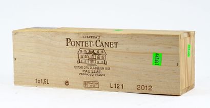 Château Pontet Canet 2012
Pauillac Appellation...